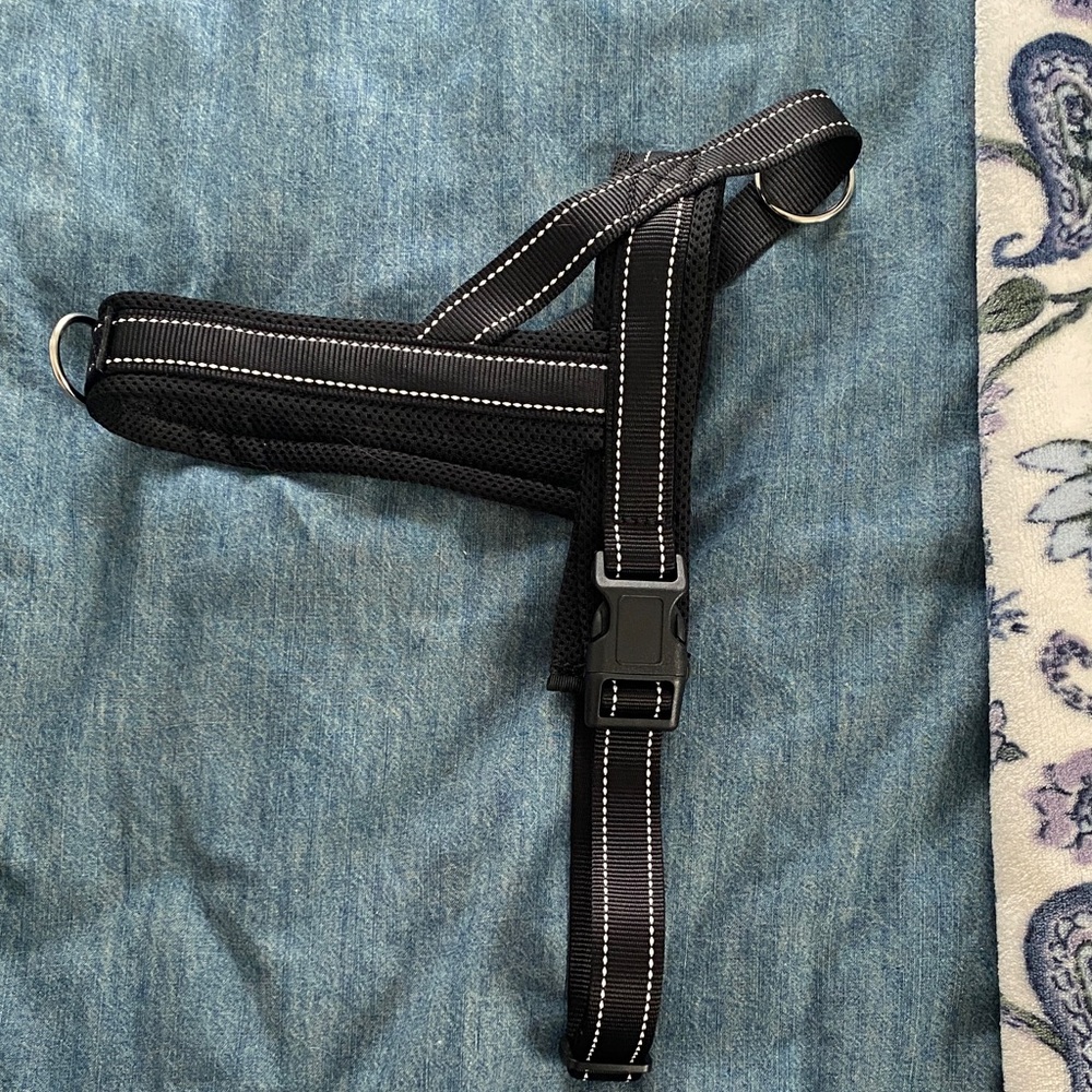 Black Reflective Men’s Harness-Style Sling Bag